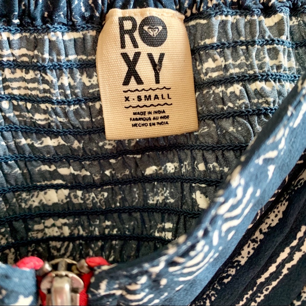 🏄🏼‍♀️{Roxy} Blue Pattern Mini Dress🌊 - Picture 5 of 6